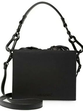 Steve Madden Kayla Box Crossbody Bag In Black